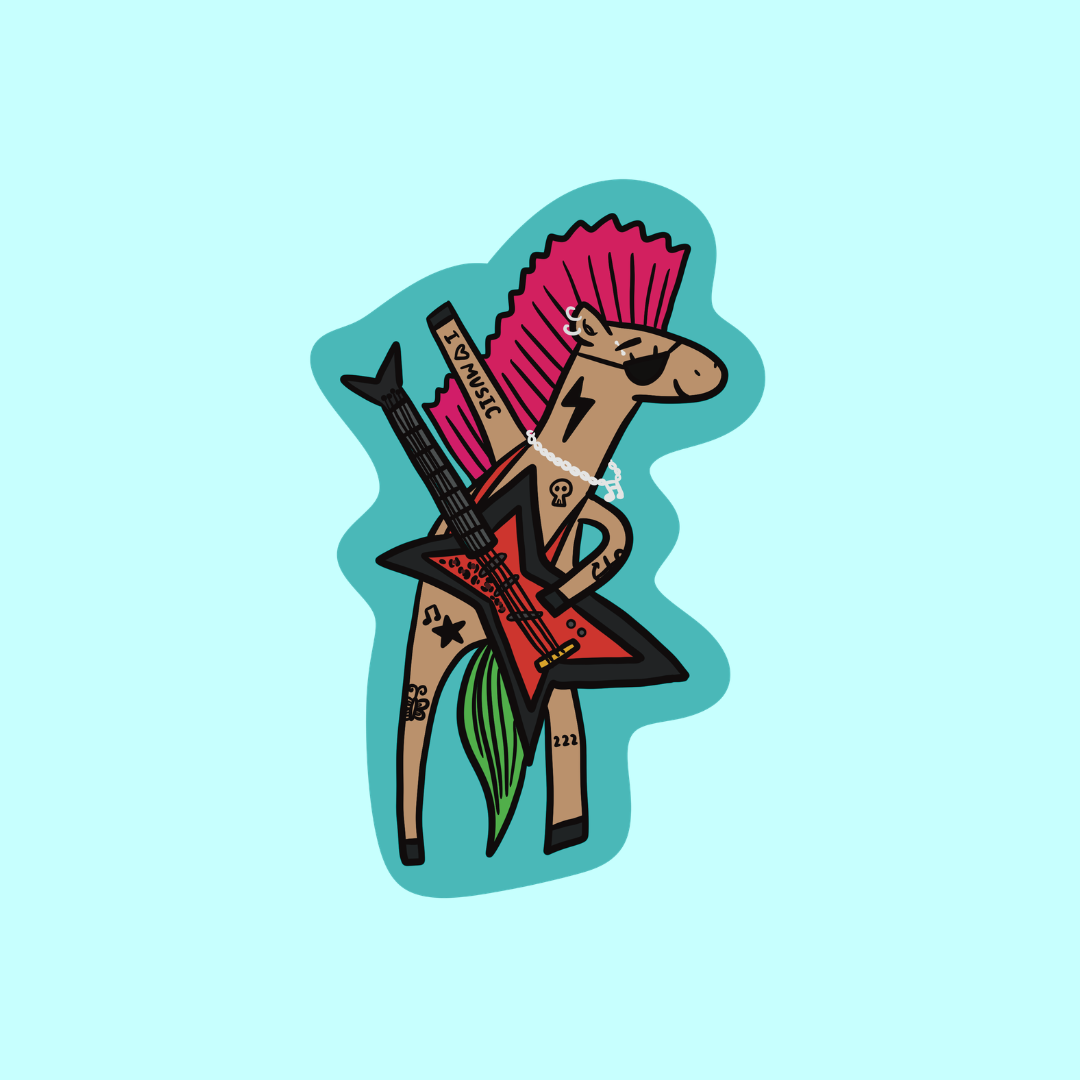 punk hors ᔉ᐀᐀ᙌ Vinyl sticker
