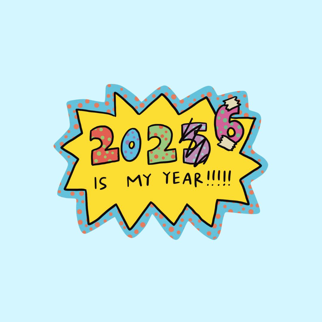 2026 is my year!!! ⋆✴︎˚。⋆ vinyl sticker