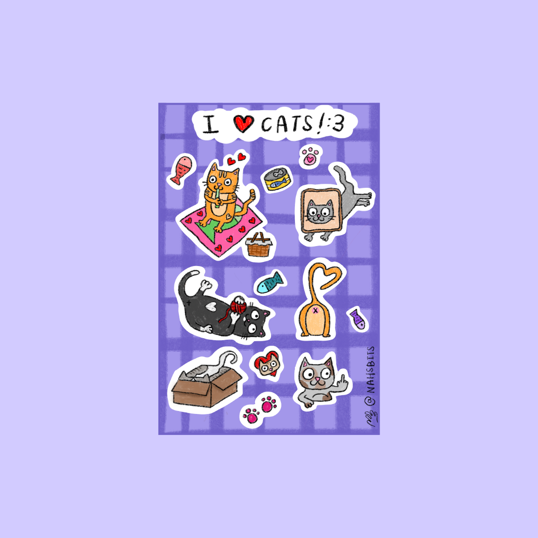 sticker sheets ⋆˚꩜｡
