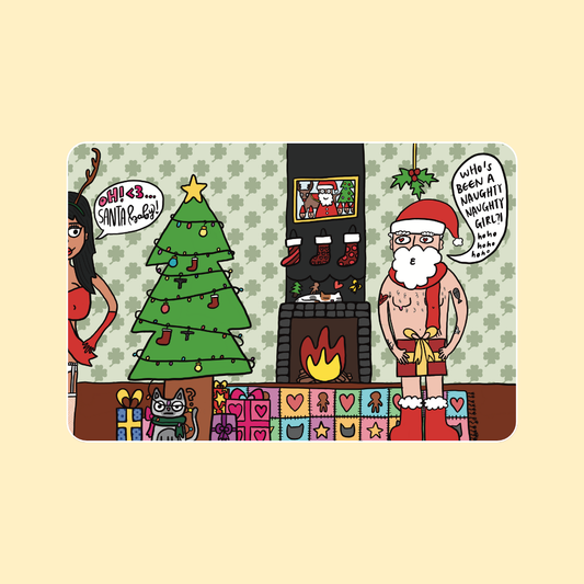 OHHH santa baby ( • )( • )ԅ(‾⌣‾ԅ) print