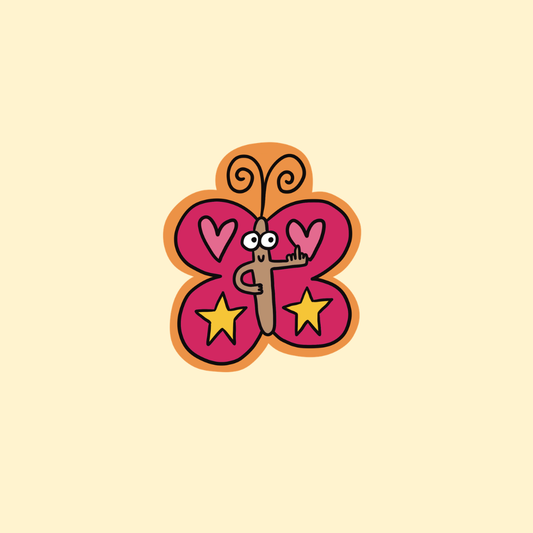 fuckerfly ʚïɞ Vinyl sticker