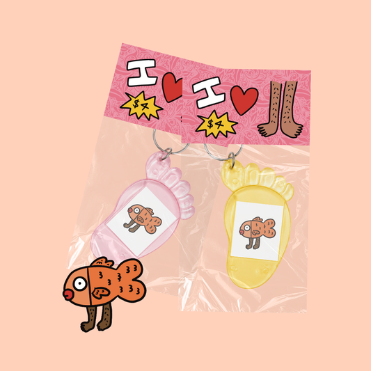 i <3 fith feet keychain